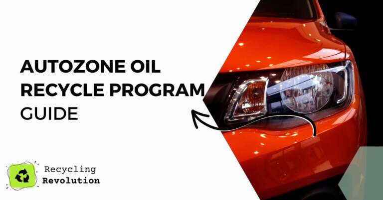 AutoZone Oil Recycle Program guide