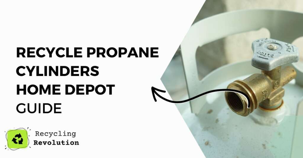 How to Recycle Empty or Full Propane Cylinders From Home Depot