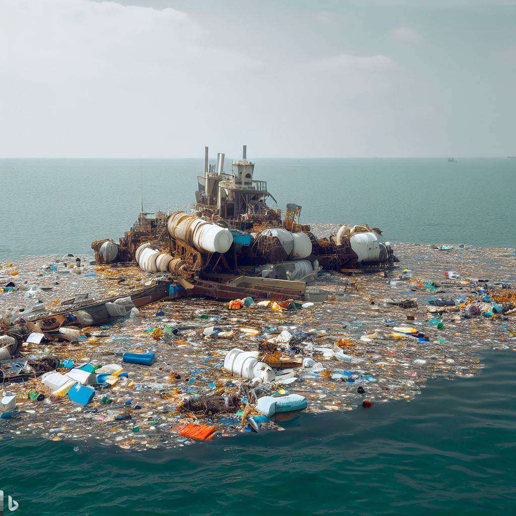 scale of the Great Pacific Garbage Patch
