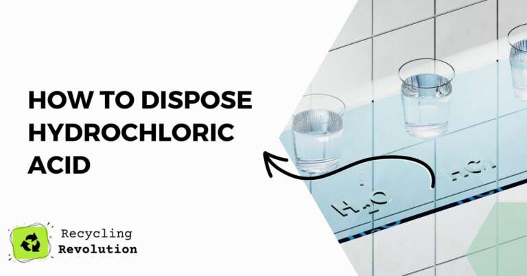 How To Dispose Hydrochloric Acid