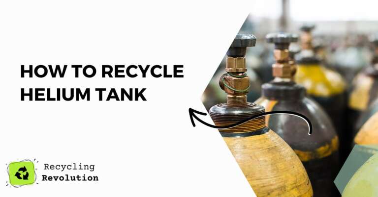 How To Recycle Helium Tank