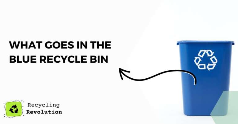 What Goes In The Blue Recycle Bin