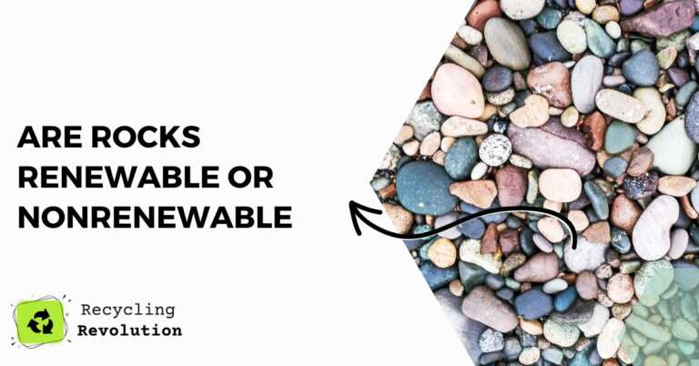 are rocks renewable or nonrenewable