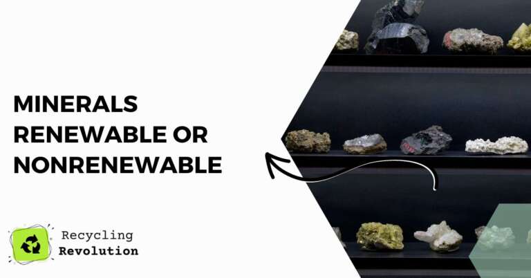 minerals renewable or nonrenewable